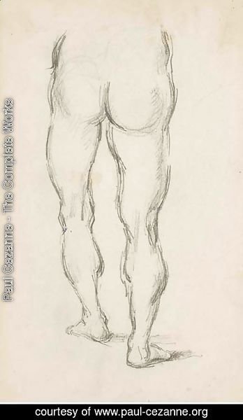 Paul Cezanne - D'apres Luca Signorelli Etude de jambes