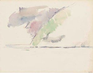 Paul Cezanne - Profil du Roc de Chere, Lac d'Annecy
