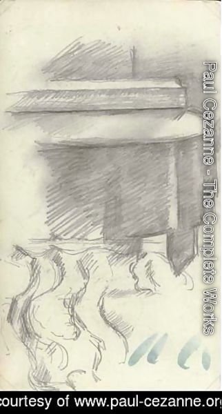 Paul Cezanne - Etude de table, boate et jardiniere