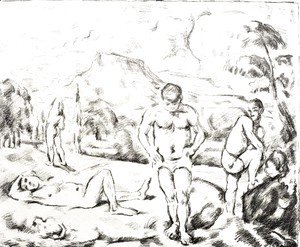 Paul Cezanne - Les Baigneurs 2