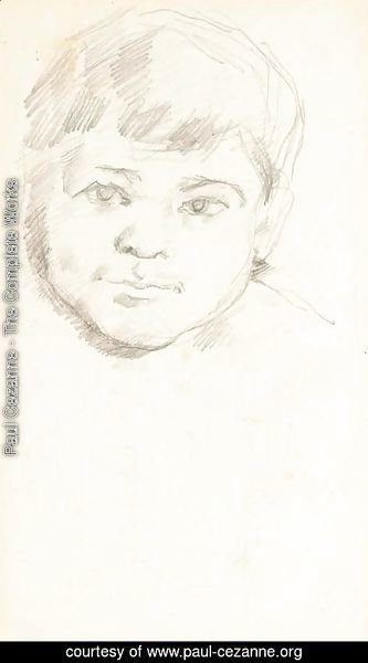 Paul Cezanne - Tete de Paul Cezanne fils 2