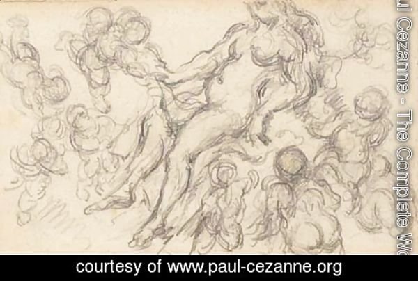 Paul Cezanne - Venus et Amours