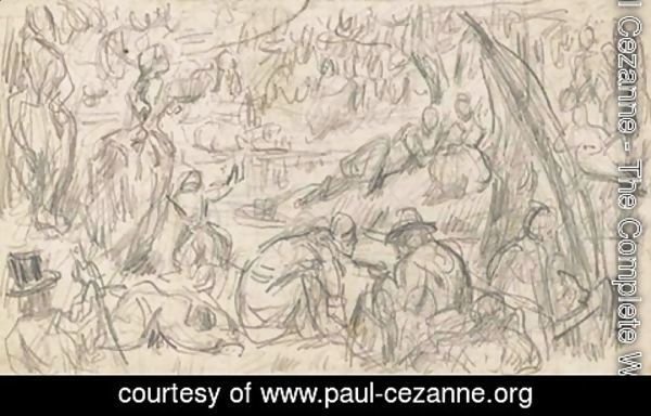 Paul Cezanne - Paysage fantastique
