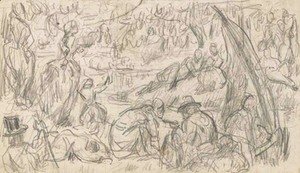 Paul Cezanne - Paysage fantastique
