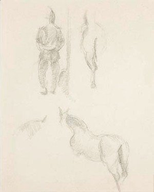 Paul Cezanne - Page d'etudes