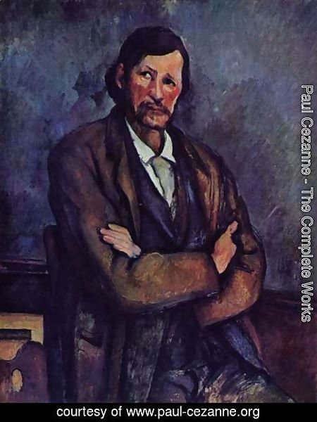 Paul Cezanne - Man with arms folded