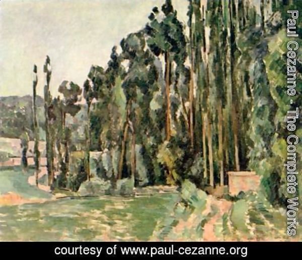 Paul Cezanne - The Poplars