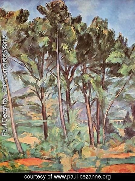 Paul Cezanne - Landscape With Viaduct
