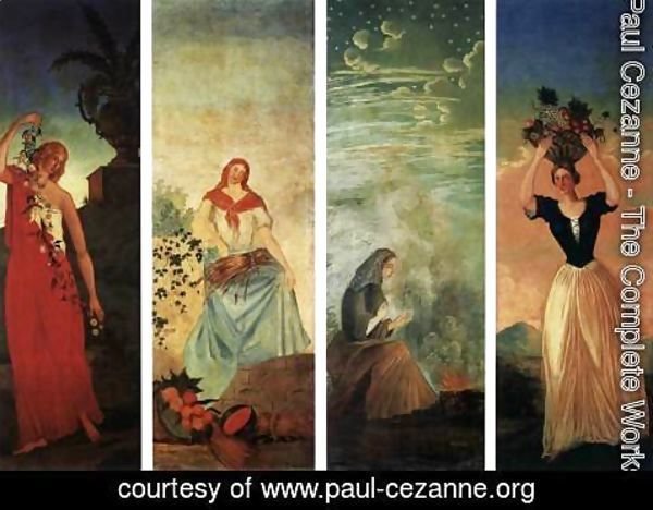 Paul Cezanne - Spring, Summer, Winter, Autumn