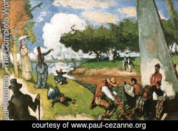 Paul Cezanne - Sunday Afternoon