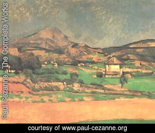Paul Cezanne - Plain by Mont Sainte-Victoire