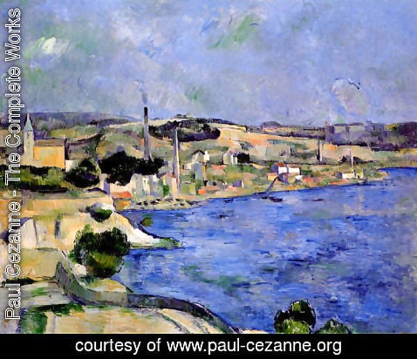 Paul Cezanne - The Bay of l'Estaque and Saint-Henri