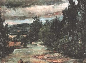 Paul Cezanne - River in the plain