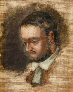 Paul Cezanne - Portrait of Emile Zola