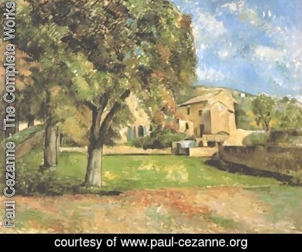 Paul Cezanne - Horse-chestnut-trees in Jas de Bouffan
