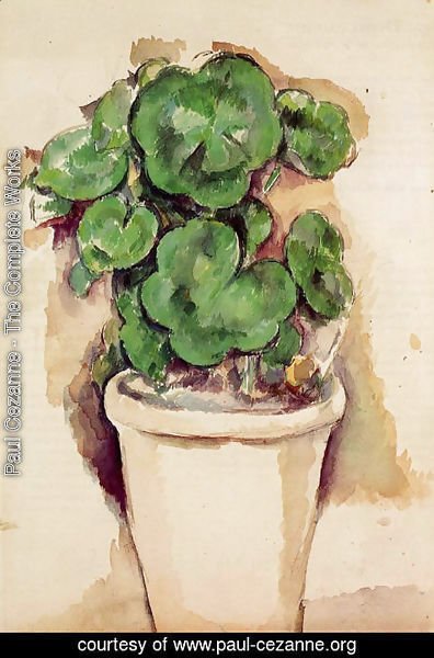 Paul Cezanne - A Pot Of Geraniums