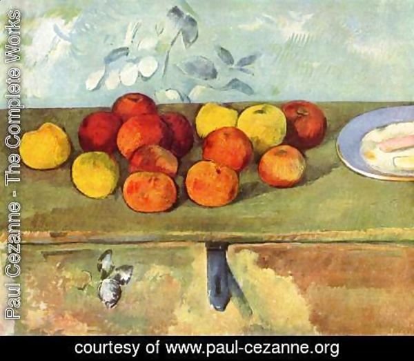 Paul Cezanne - Apples And Biscuits