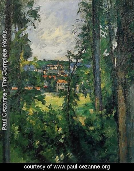 Paul Cezanne - Auvers Sur Oise  View From Nearby