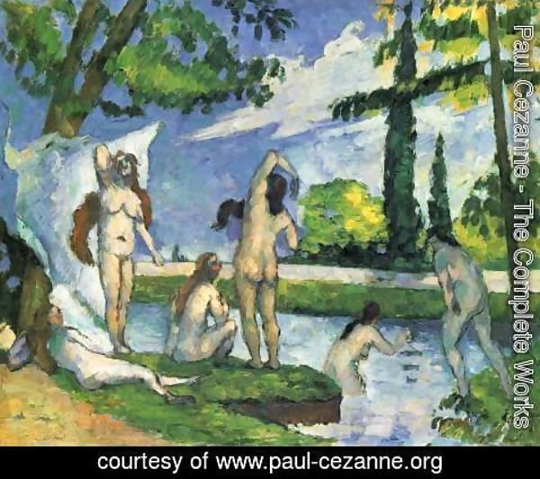 Paul Cezanne - Bathers2
