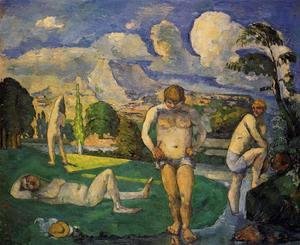 Paul Cezanne - Bathers At Rest