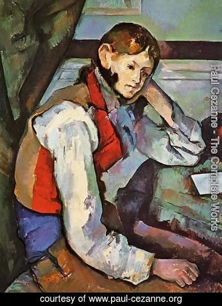 Paul Cezanne - Boy In A Red Vest