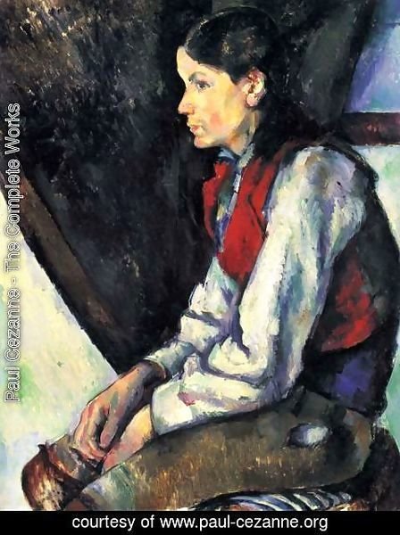 Paul Cezanne - Boy In A Red Vest2