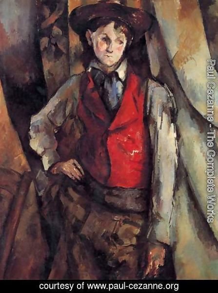 Paul Cezanne - Boy In A Red Vest3