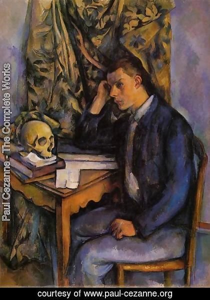 Paul Cezanne - Boy With Skull