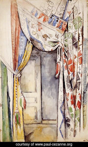 Paul Cezanne - Curtains