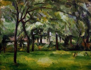 Paul Cezanne - Farm In Normandy  Summer Aka Hattenville