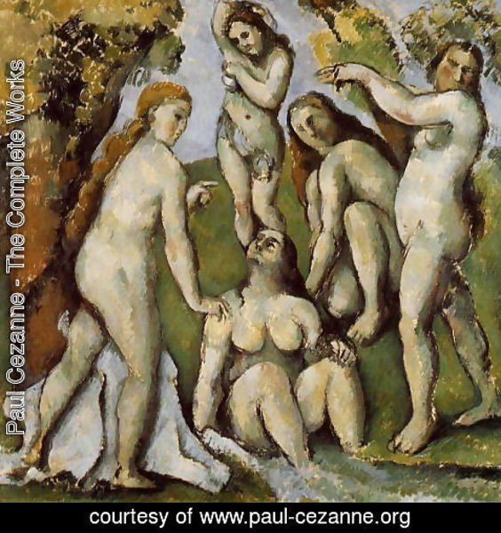 Paul Cezanne - Five Bathers2