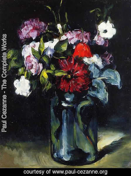 Paul Cezanne - Flowers In A Vase