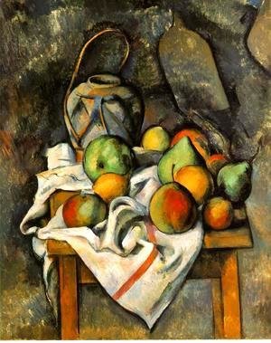 Paul Cezanne - Ginger Jar And Fruit