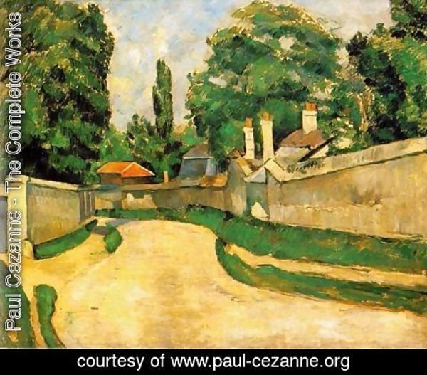 Paul Cezanne - Houses Along A Road