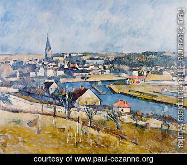 Paul Cezanne - Ile De France Landscape2