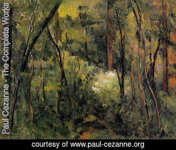 Paul Cezanne - In The Woods