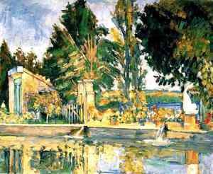 Paul Cezanne - Jas De Bouffan  The Pool