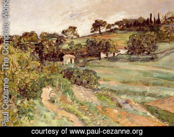 Paul Cezanne - Landscape In Provence