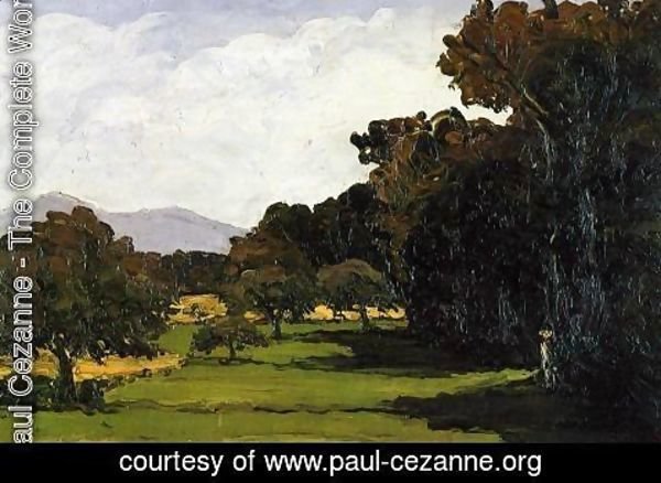 Paul Cezanne - Landscape Near Aix En Provence