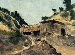 Paul Cezanne - Landscape With Watermill