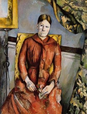 Paul Cezanne - Madame Cezanne In A Yellow Chair