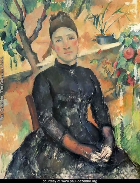 Madame Cezanne In The Conservatory