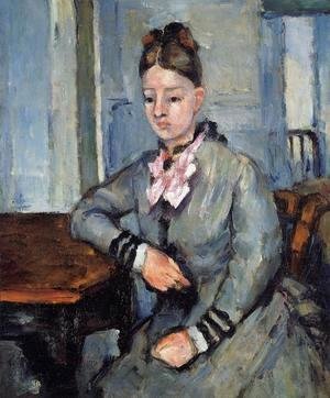 Paul Cezanne - Madame Cezanne Leaning On Her Elbow