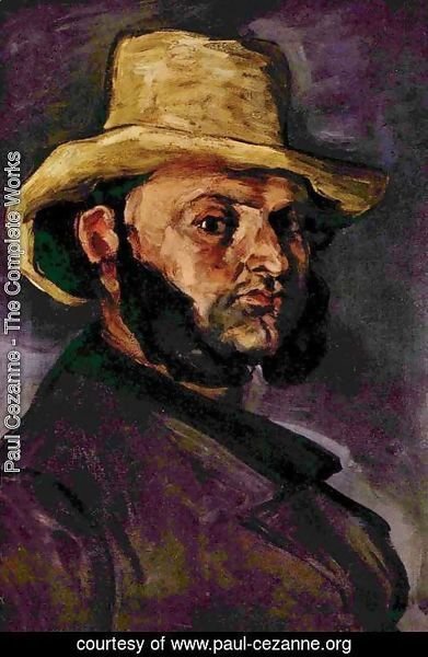 Paul Cezanne - Man In A Straw Hat