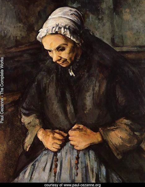 Old Woman With A Rosary