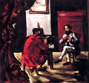 Paul Cezanne - Paul Alexis Reading At Zolas House