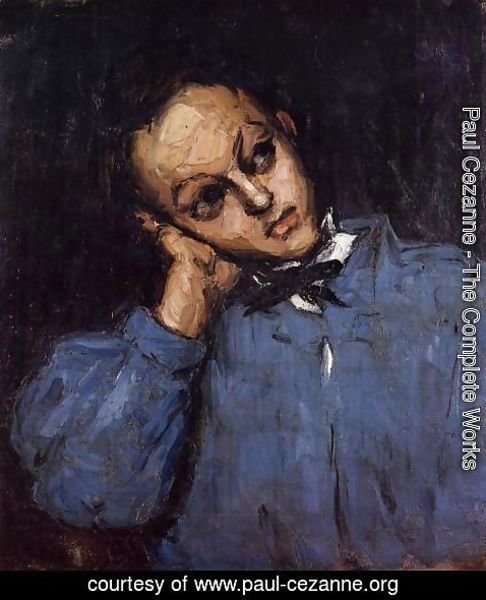 Paul Cezanne - Portrait Of A Young Man