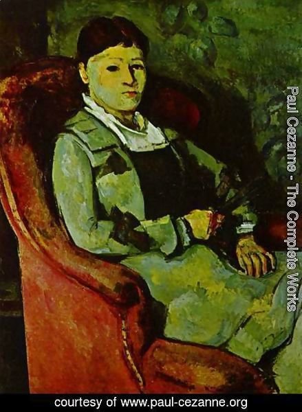 Paul Cezanne - Portrait Of Madame Cezanne