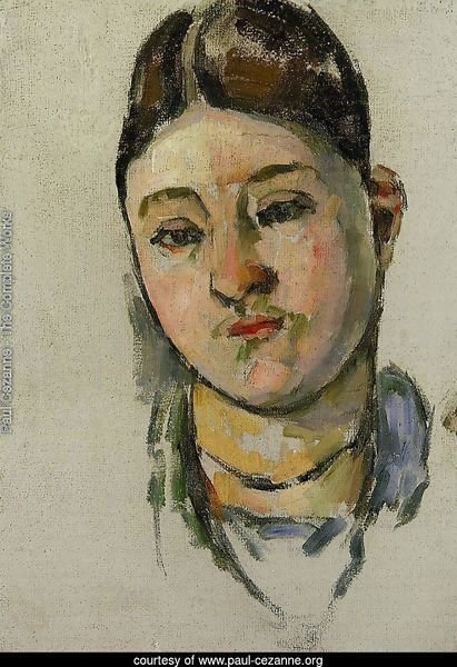 Portrait Of Madame Cezanne3