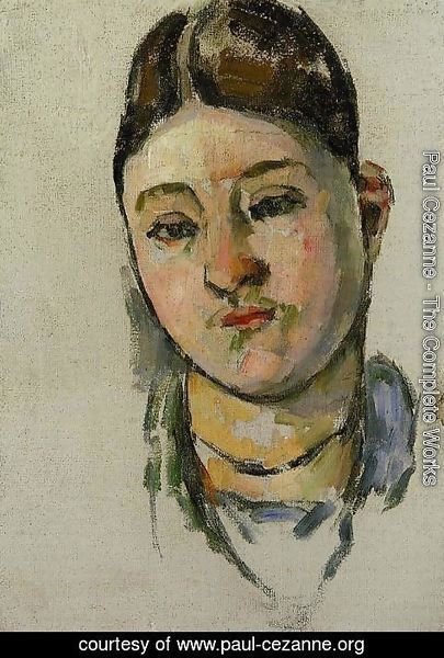 Paul Cezanne - Portrait Of Madame Cezanne3